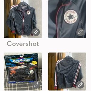 Converse⭐️Track Jacket szL 10-12+Micro Machines 3P StarTrek🚀Borg🧊NIP 1993’